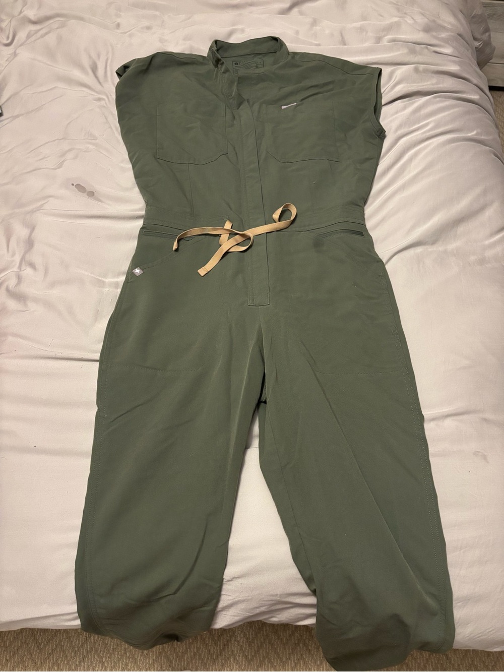 FIGS moss jumpsuit size small